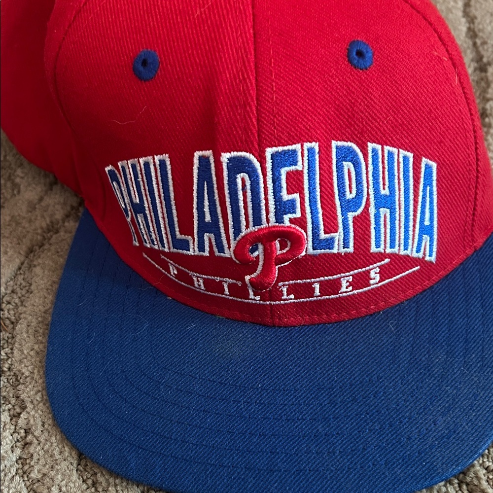 American Needle Red and Blue Philadelphia Phillies Hat